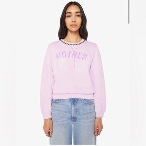 MOTHER The Camper Stud sweatshirt size XS